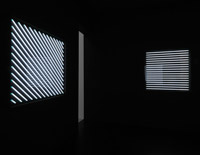 François Morellet, Néons 0°, 45°, 90°, 135° avec 4 rythmes d’éclairage interférents, 1963-2011